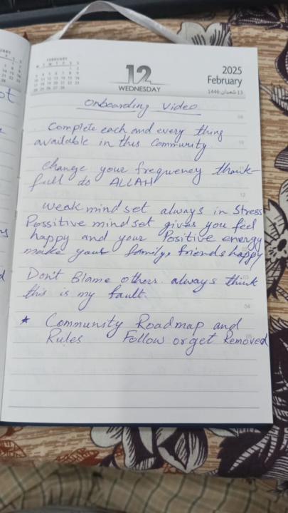 Onboarding Video Notes: