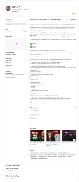 Profile Review Needed