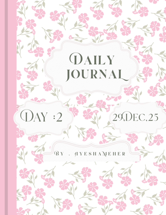 Daily journalling:Day, 2
