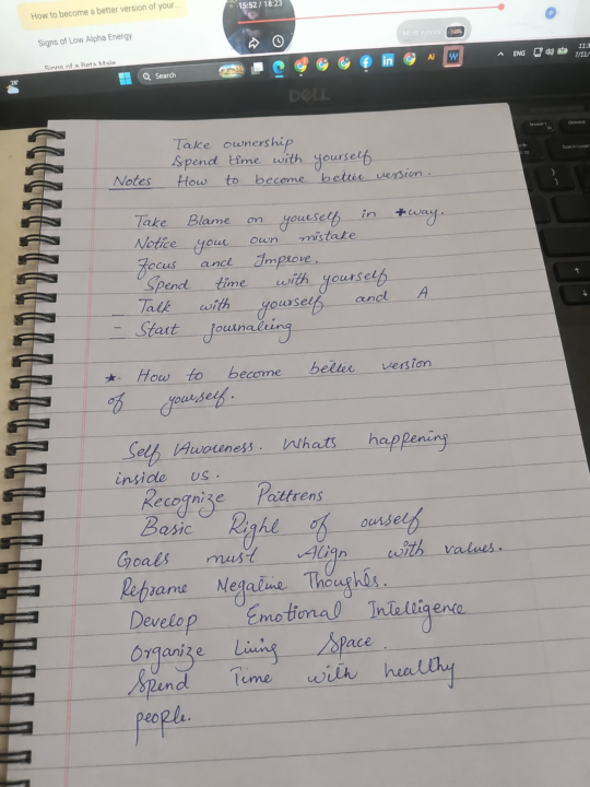 Rewire your Brain (NOTES) 11.7.2026
