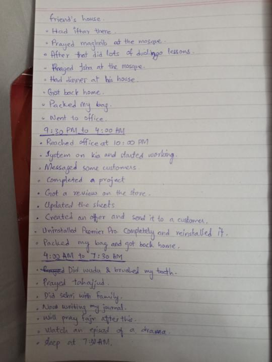 Daily Journal Day 68 | Saturday | 7th March 2026