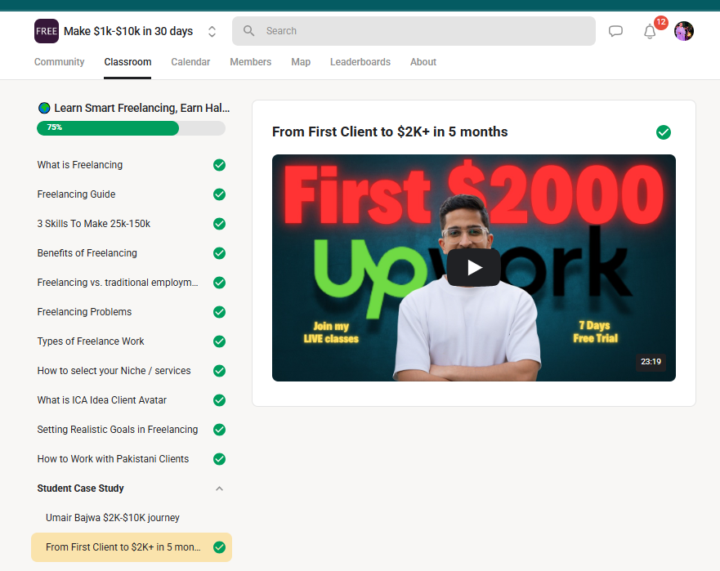 Notes: Form First Client to 2K+ in 5months (Learn Smart Freelancing)