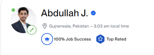 Top Rated on Upwork