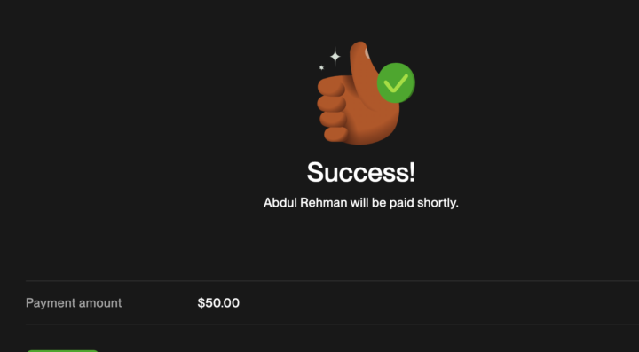 First Milestone Completed and Payment Released