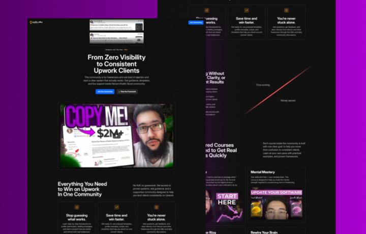 I design website for this community