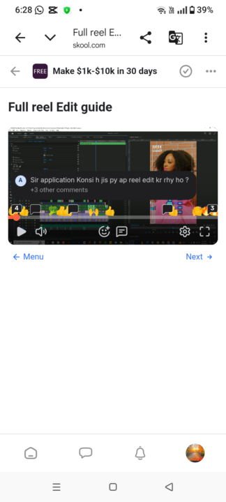 Video editing 