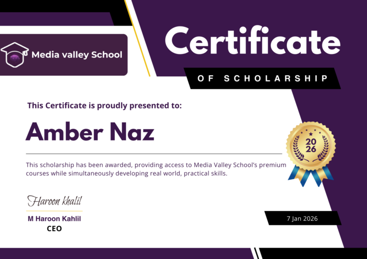 Media Valley School Scholarship Announcement - 2026 Batch 1