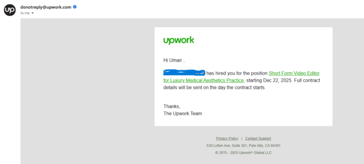 MY 2ND FREELANCING ACHIEVEMENT ON UPWORK! 