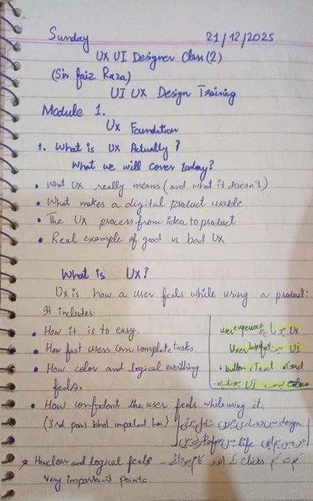 🎨 UI/UX Design Training – Module 1: UX Foundation