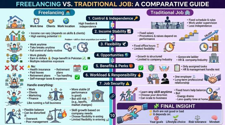Freelancing - Video 05 - Freelancing vs Traditional Job 