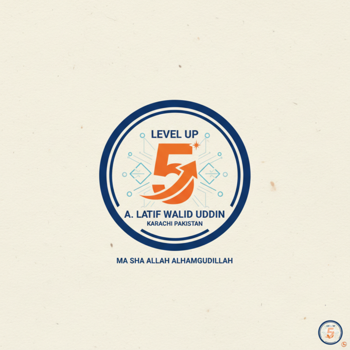 SHUKAR ALHUMDILLAH , MA SHA ALLAH. bohat mubaraq ho app sab ko b  i am lvel 5