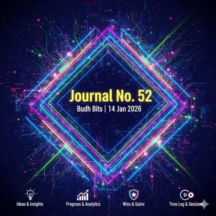 Journal No. 52 | Budh Bits | 14 Jan 2026