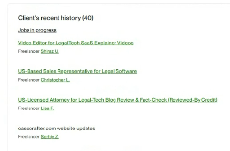 Direct pitch to upwork client 