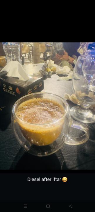 tea as a petrol after aftari.