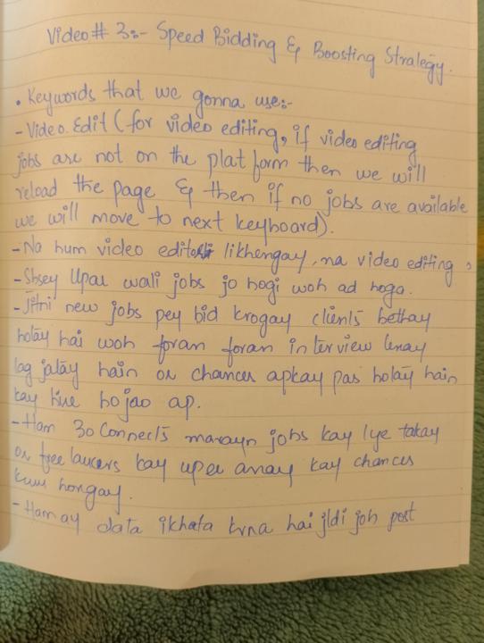 Notes of Upwork Outreach Series 