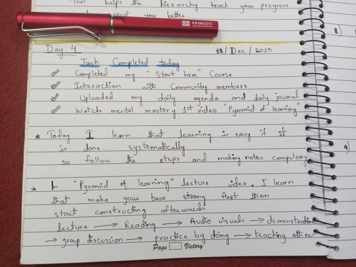 Day 4 | 18 Dec 2025 | Thursday🌷