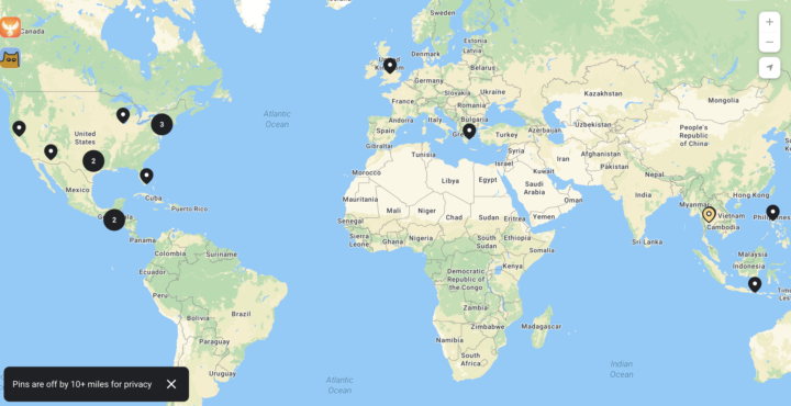 Look at our Geomap! + One Thing you're working on this month