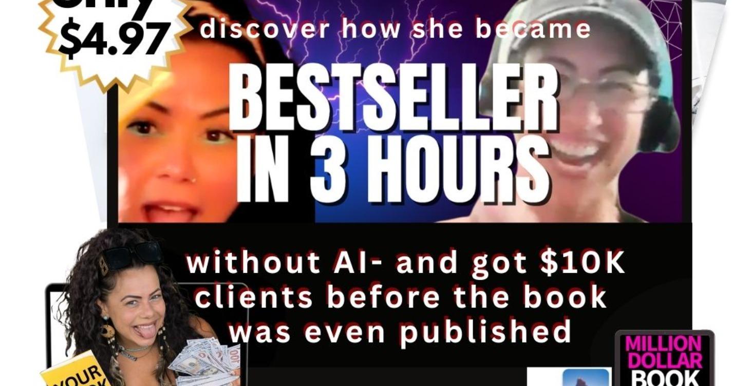 Bestseller in 3 hours without Ai