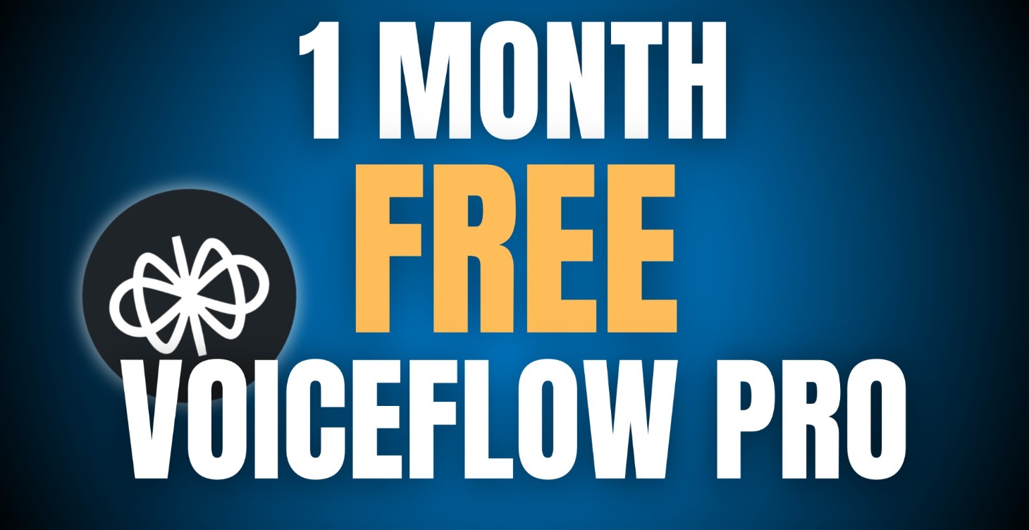 Get 1 Month Voiceflow PRO for FREE!