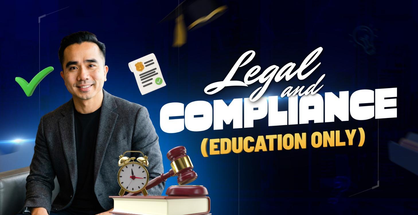 ⚖️ LEGAL & COMPLIANCE (EDUCATION ONLY)