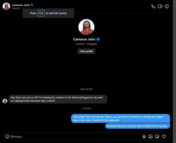 Just got a First big approach 