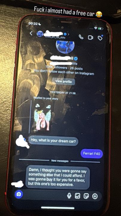 almost got a free car