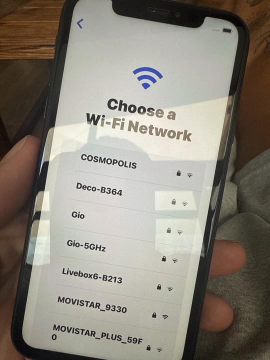 New device asking me to join WiFi to set up the phone