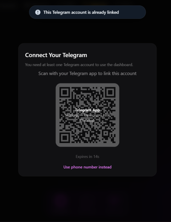Lustify Login error