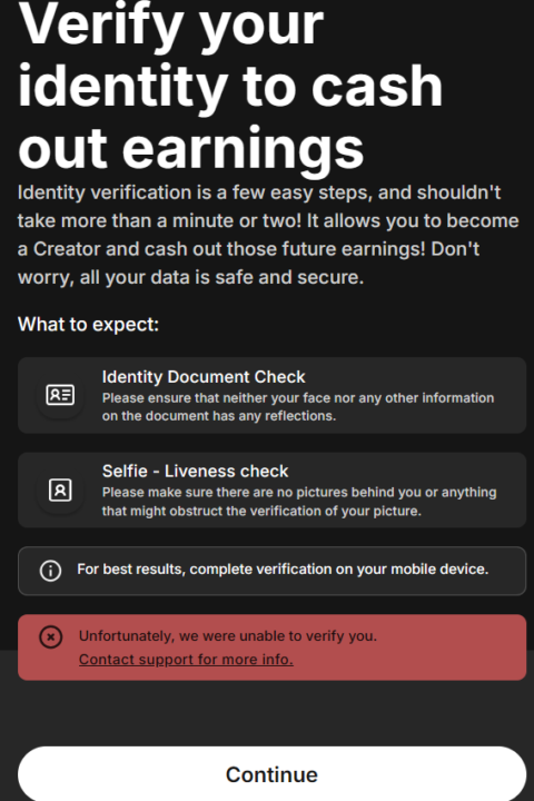 issue in verify fanuve 