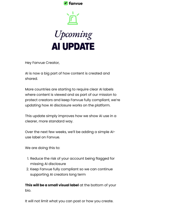 New Fanvue Update ! We are cooked ... 