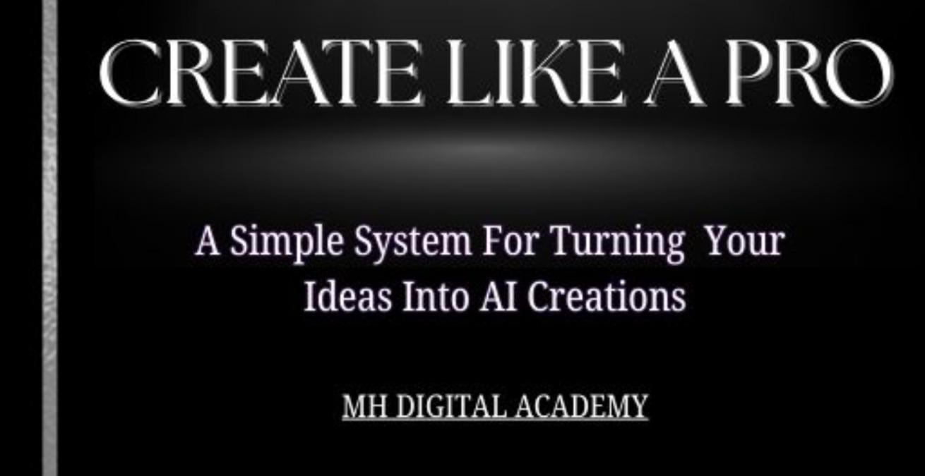 CREATE LIKE A PRO - Turn ideas into AI creations