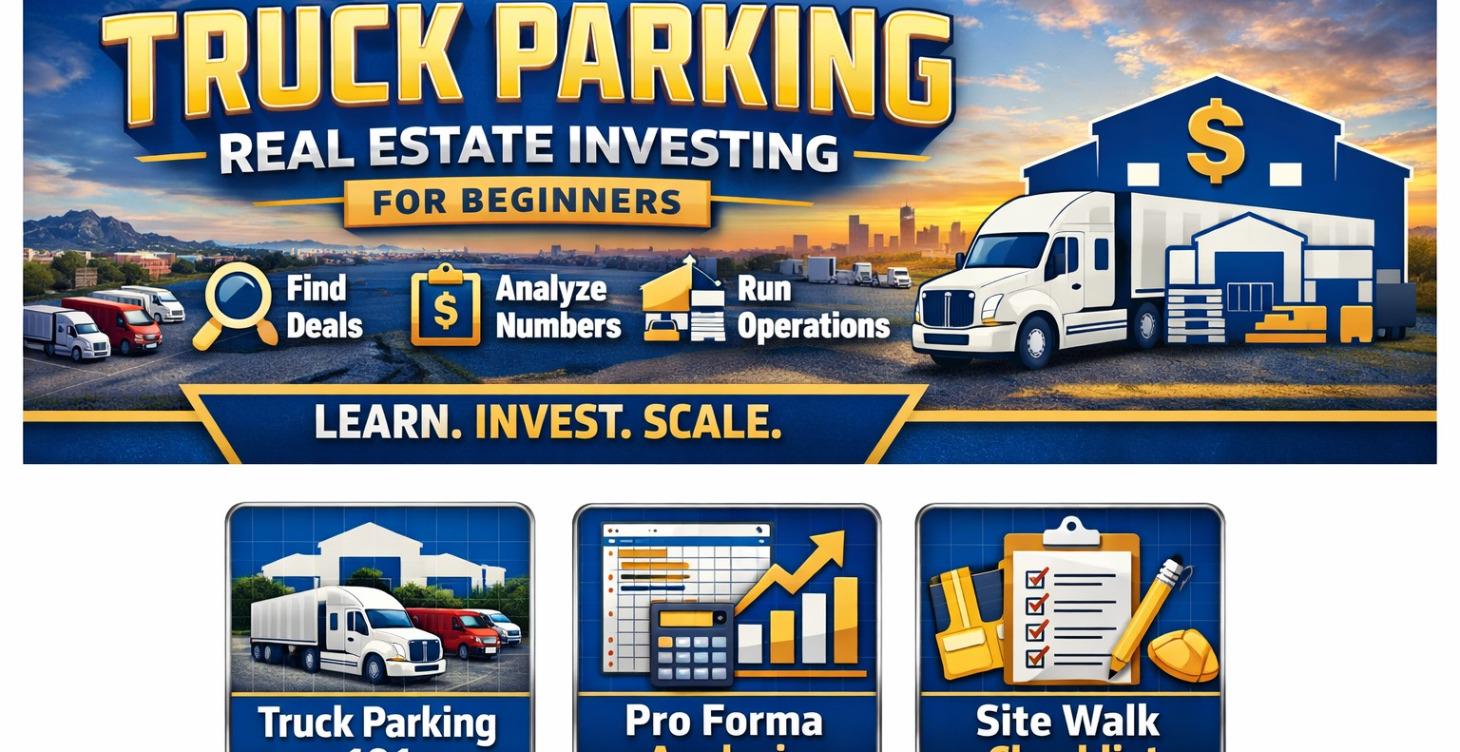 Welcome to Truck Parking Real Estate Investing