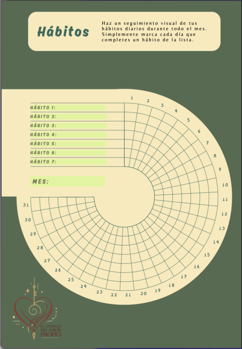 RITUAL PRÁCTICO: TU RUEDA DE HÁBITOS DE AMOR PROPIO