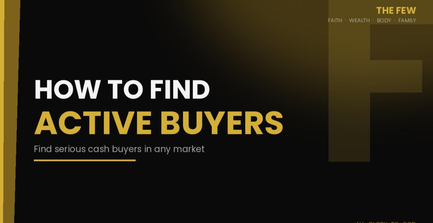 How to Find Active Buyers