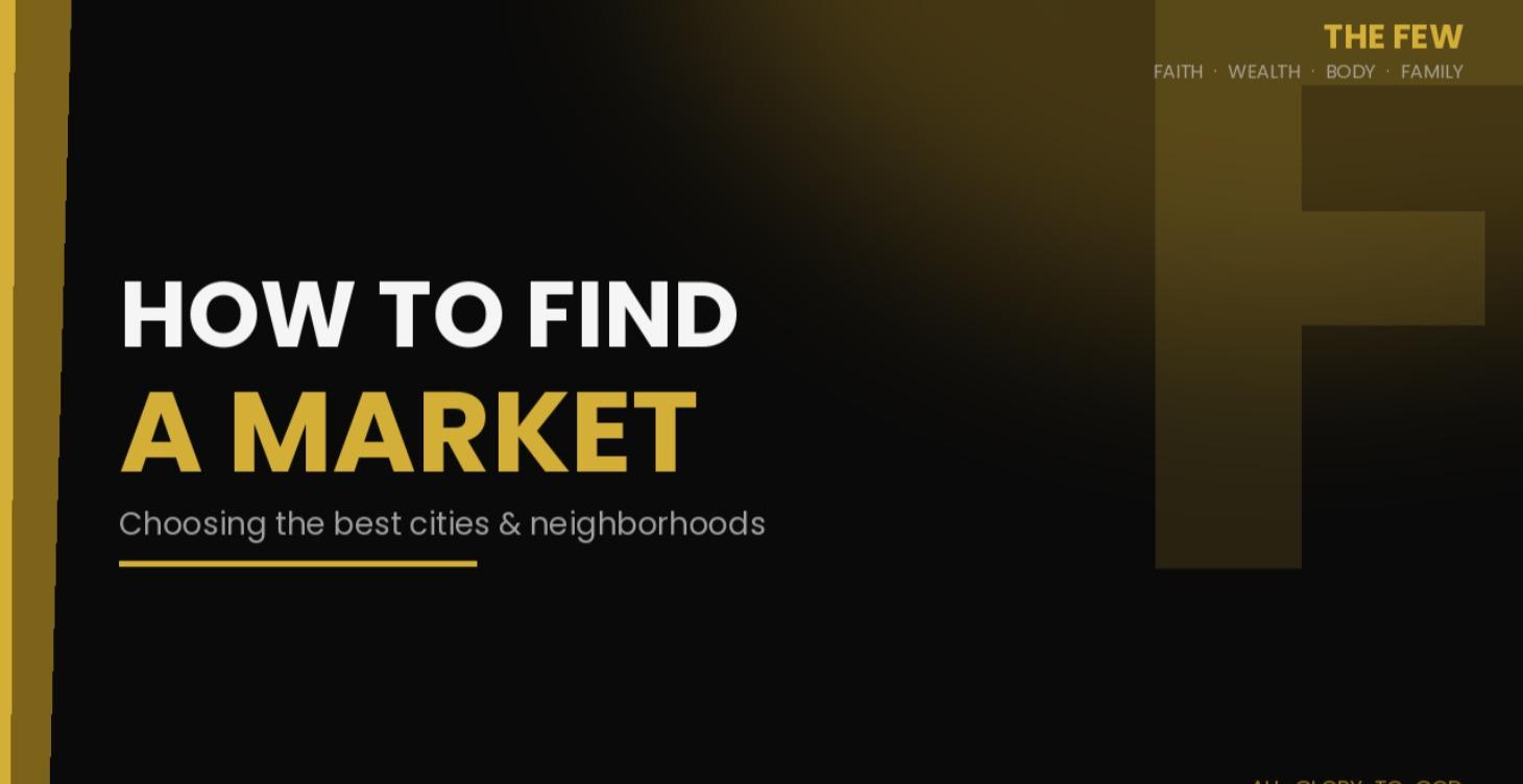 How to find a Market