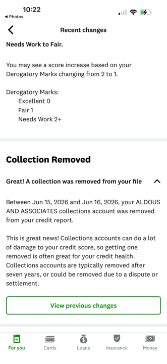 5 Credit Accounts Deleted!!