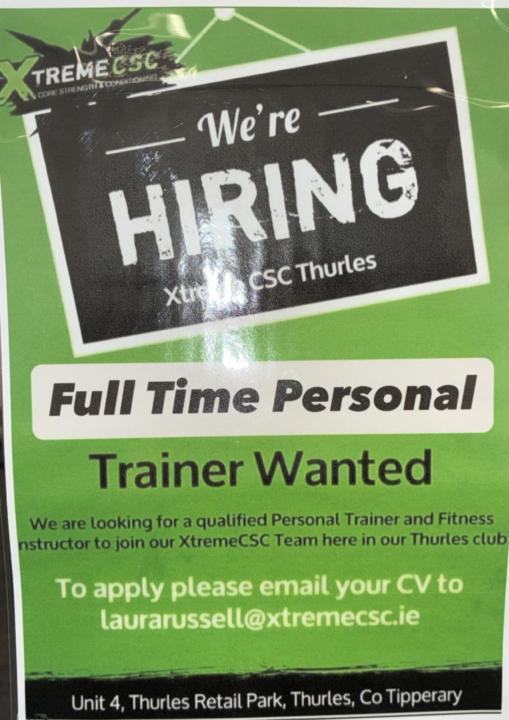 ExtremeCSC Thurles are Hiring