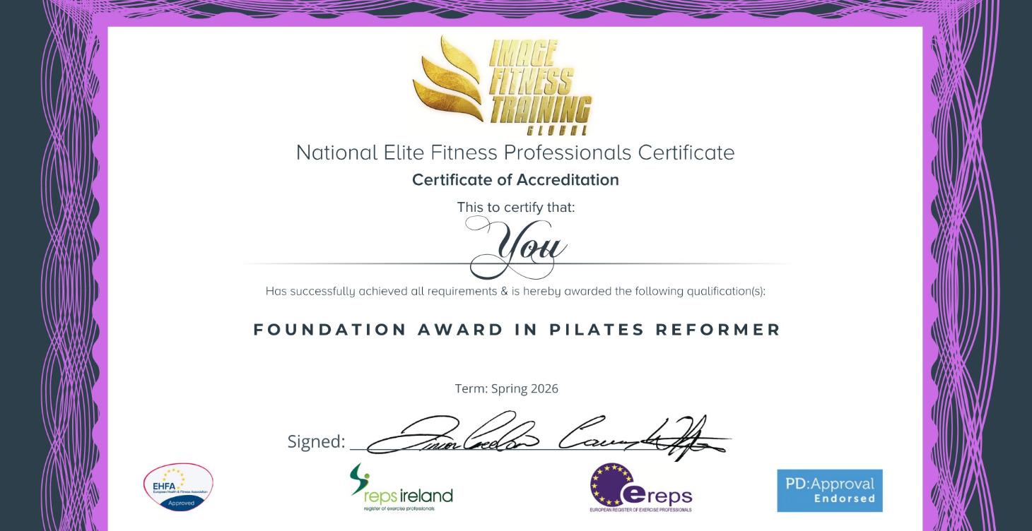 Reformer Pilates Coach Course