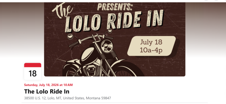 The Lolo Ride In This Saturday