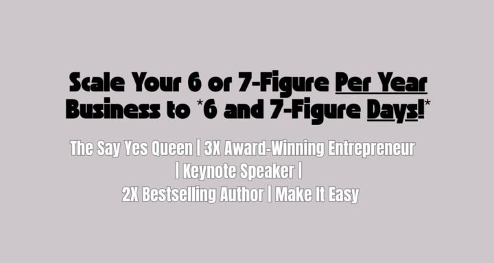 Say Yes and Figure It Out