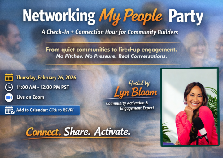🚨 Networking My People Party is starting NOW! 🚨