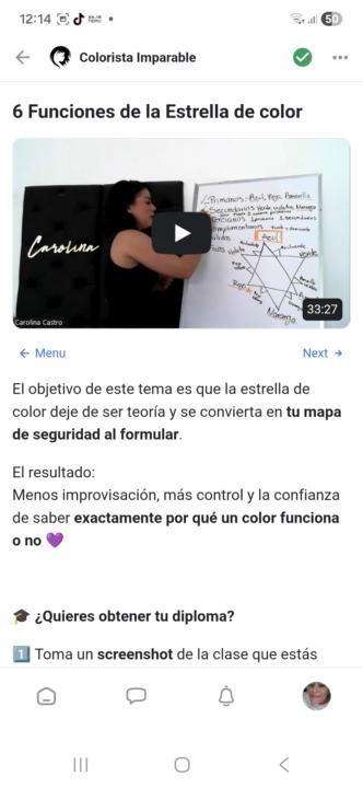 La estrella de color