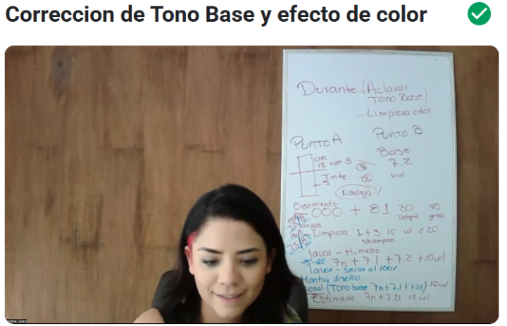 Corrección de Tono Base y efecto de color
