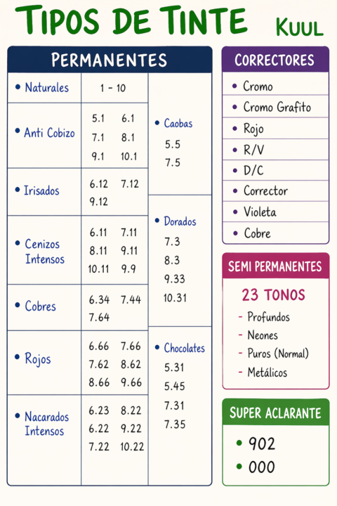 ¿Cuántos tintes existen y cuál es el mejor?