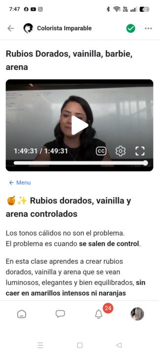 Clase tonos arena, avellana etc