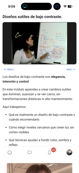Diseños sutiles de bajo contraste 