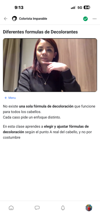 Diferentes fórmulas de decolorantes 