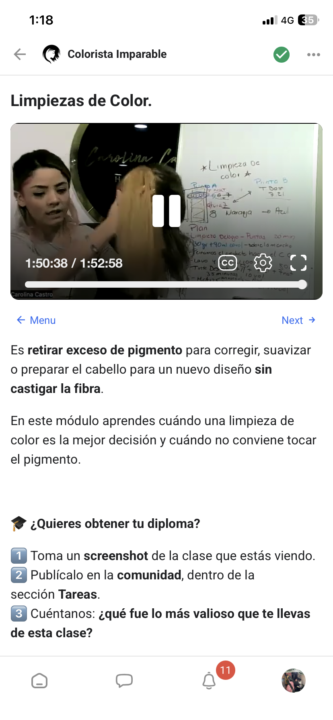 Limpieza de color 