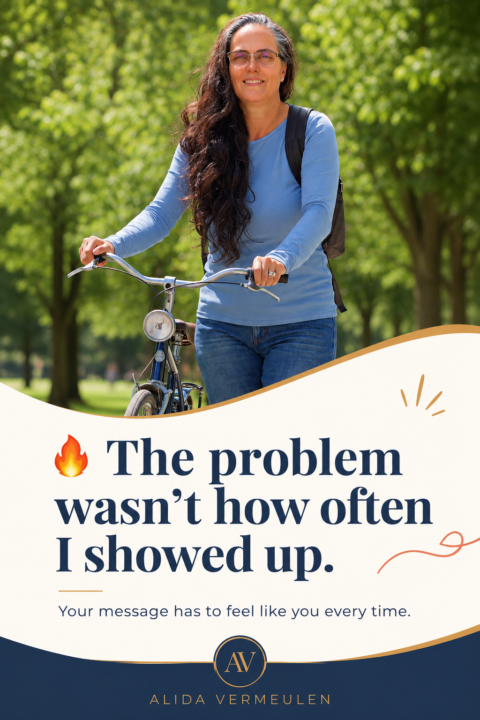 🔥 The problem wasn't how often I showed up.