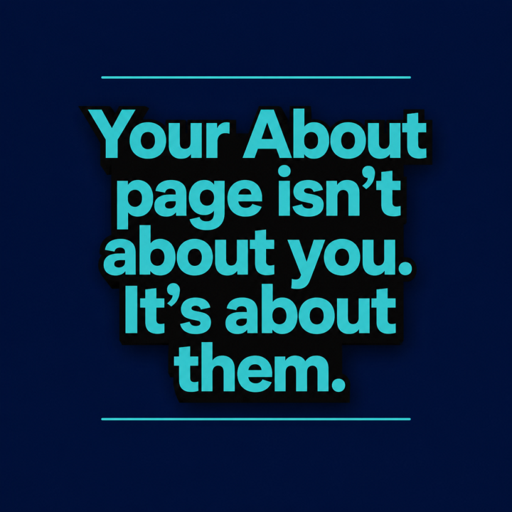 Your About page isn’t about you. 👀